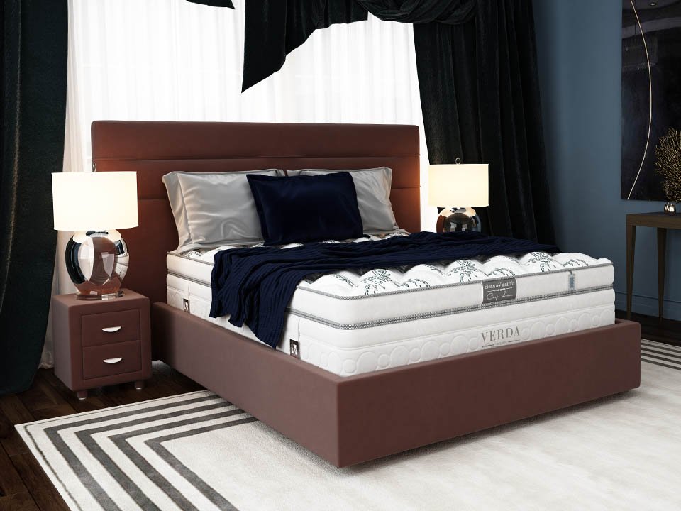 160-220-155 Кровать Modern Валенсия Серый