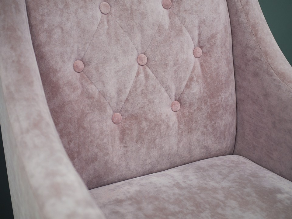 61-70-92 Кресло Verda Велсофт Винтажный розовый